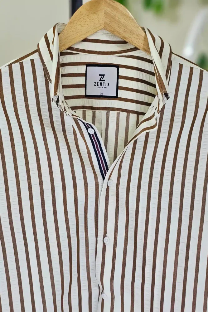 Mocha Edge Stripe